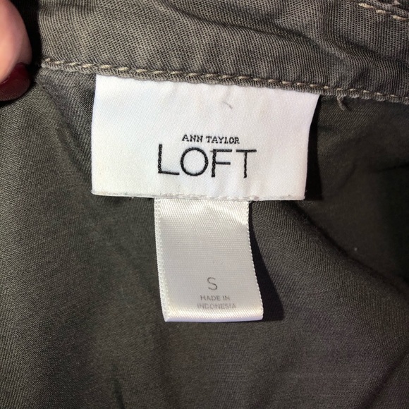 LOFT Twill Peplum Jacket - Picture 7 of 8